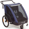 Polisport Kindertrailer met wandelkit grijs blauw