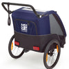 Polisport Kindertrailer met wandelkit grijs blauw