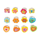 Fleurige houten ring - afbeelding 3