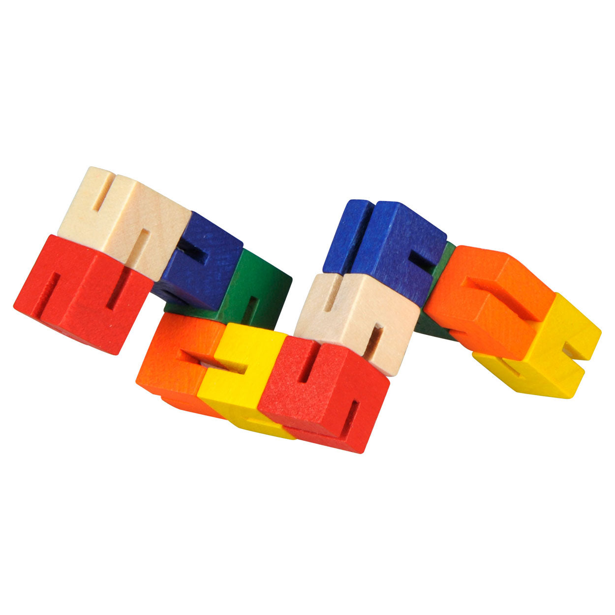 Houten schakelpuzzel