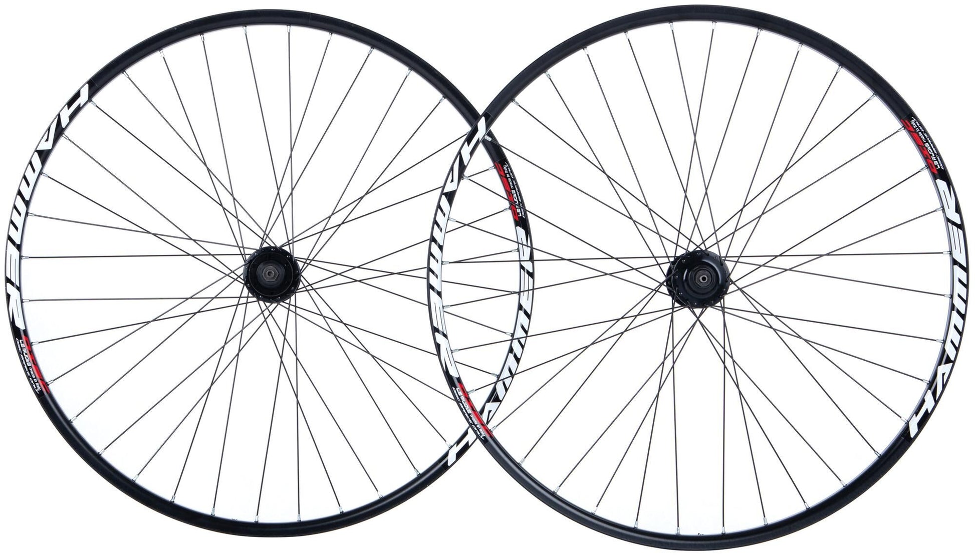 Point disk wielenset hammer disc wheel set hammer 29 black rims
