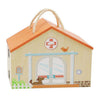 Lobbes houten dierenarts speelset, 13dlg.