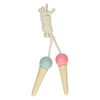 Lobbes houten ijsjes springtouw, 200cm