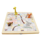 Houten slangen en ladders spel - afbeelding 1