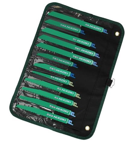 Hikoki reciprozaagblad assortiment in etui 12-delig