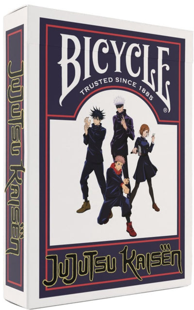 Bicycle jujutsu kaisen - premium speelkaarten - poker - collectible - manga anime collection