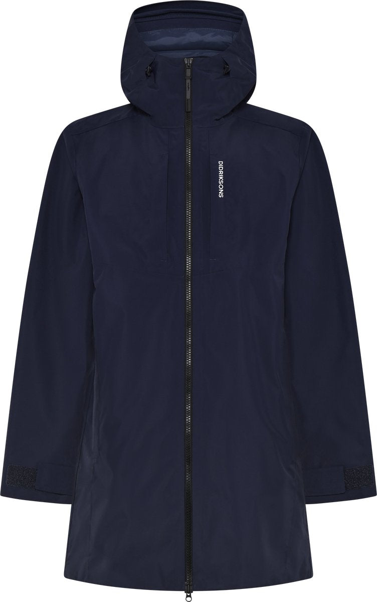 Didriksons sören usx parka unisex outdoorjas - dark night blue