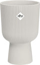 Elho vibes fold coupe 14 - bloempot voor binnen - 100% gerecycled plastic - ø 13.9 x h 21.0 cm - zijdewit