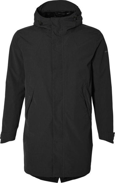 Basil mosse parka regenjas heren - zwart - maat xxl