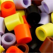 Https: www.cchobby.nl strijkkralen-afm-10x10-mm-gatgrootte-5-5-mm-jumbo-herfst-mix-2450-div-1-emmer - afbeelding 1