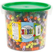 Https: www.cchobby.nl strijkkralen-afm-10x10-mm-gatgrootte-5-5-mm-jumbo-herfst-mix-2450-div-1-emmer - afbeelding 2