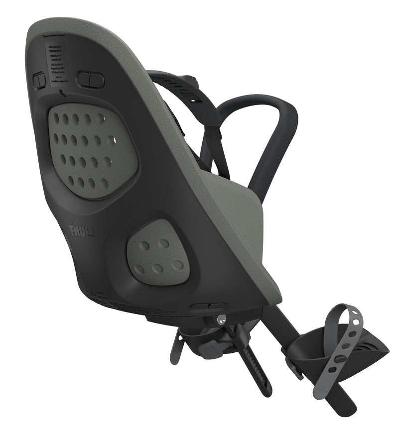 Yepp Mini 2 voorzitje Agave zilver. stuurpen diameter 22-28mm