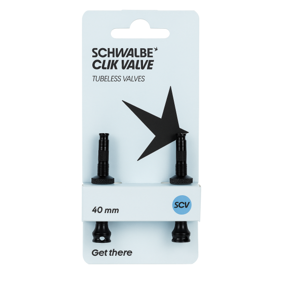 Schwalbe tubeless ventiel scv 40 mm (2 stuks)