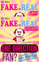 Are you a fake or real one direction fan? bundle version - red and yellow - the 100% unofficial quiz and facts trivia travel set game