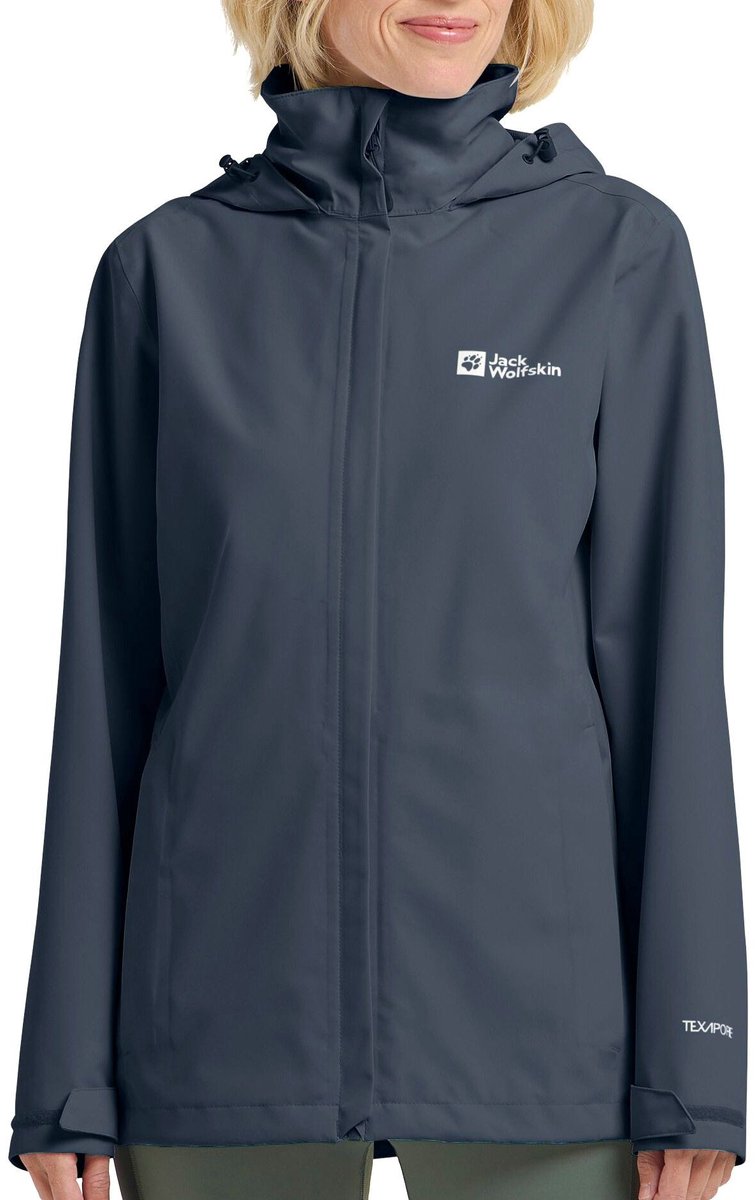 Jack wolfskin trailtime 2l jas dames - maat xl