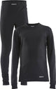 Craft core dry baselayer thermoset kids - zwart - maat 146