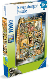 Ravensburger puzzel dieren collage - legpuzzel - 100 xxl stukjes - afbeelding 1