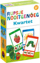 Bambolino rupsje nooitgenoeg kwartet - educatief spel cadeautip vakantie - 32 kaarten, 8 kwartetten - vanaf 3 jaar - toys