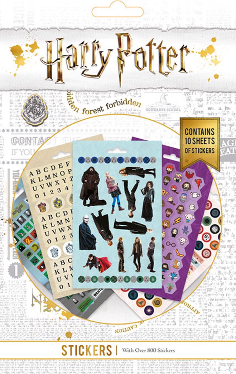 Pyramid international harry potter - 800 sticker set