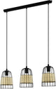 Eglo anwick hanglamp - e27 - 88 cm - zwart rotan