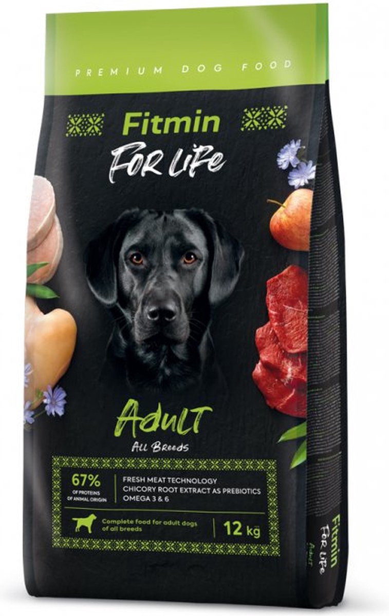 Fitmin for life dog adult 12kg