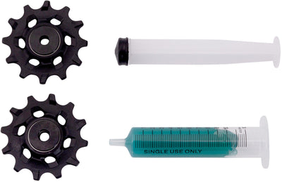 Sram x-sync hybrid derailleur pulleys for xx1, 11-speed rear derailleur
