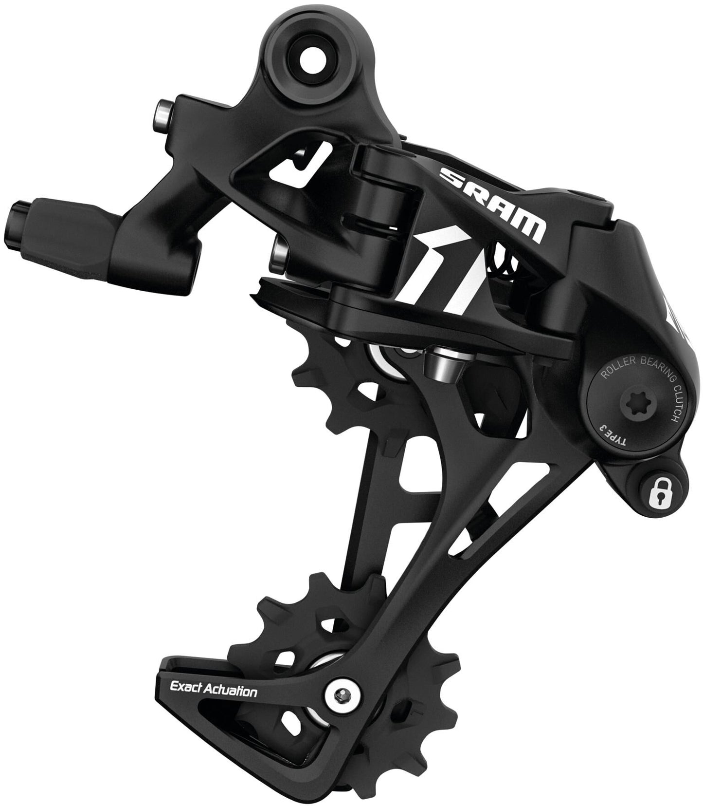 Sram achterderailleur apex 1 rear derailleur apex 1 11-sp steel long black