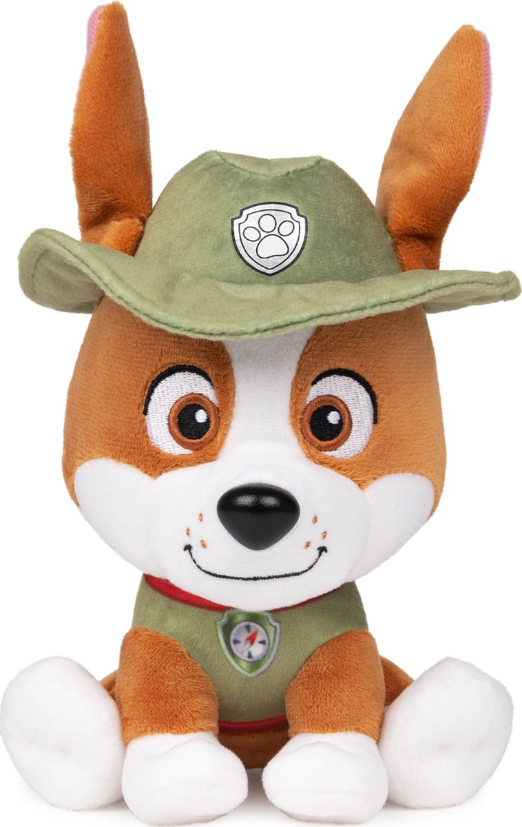 Paw patrol gund - tracker-knuffel van 15 cm