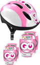 Stamp helmet + elbow knee pads girl, skids control