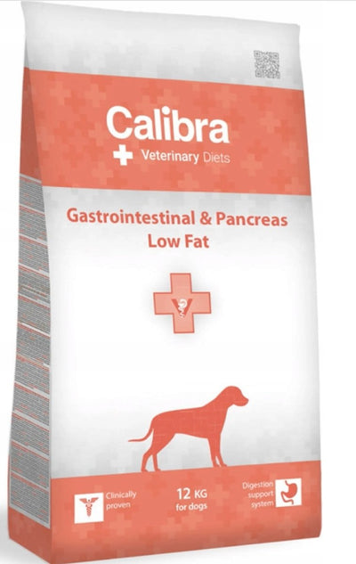 Calibra gastrointestinal pancreas low fat - dieet hondenvoer - laag vetgehalte - ondersteunt spijsvertering - voor gevoelige honden