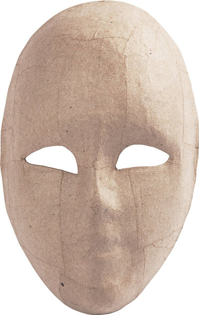 Creativ company creotime gezichtsbedekkend masker 23 x 16 cm papier-maché
