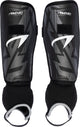 Avento scheenbeschermers - pro-style - zwart zilver - maat l
