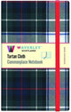 Dress mackenzie large tartan notebook: 21 x 13cm