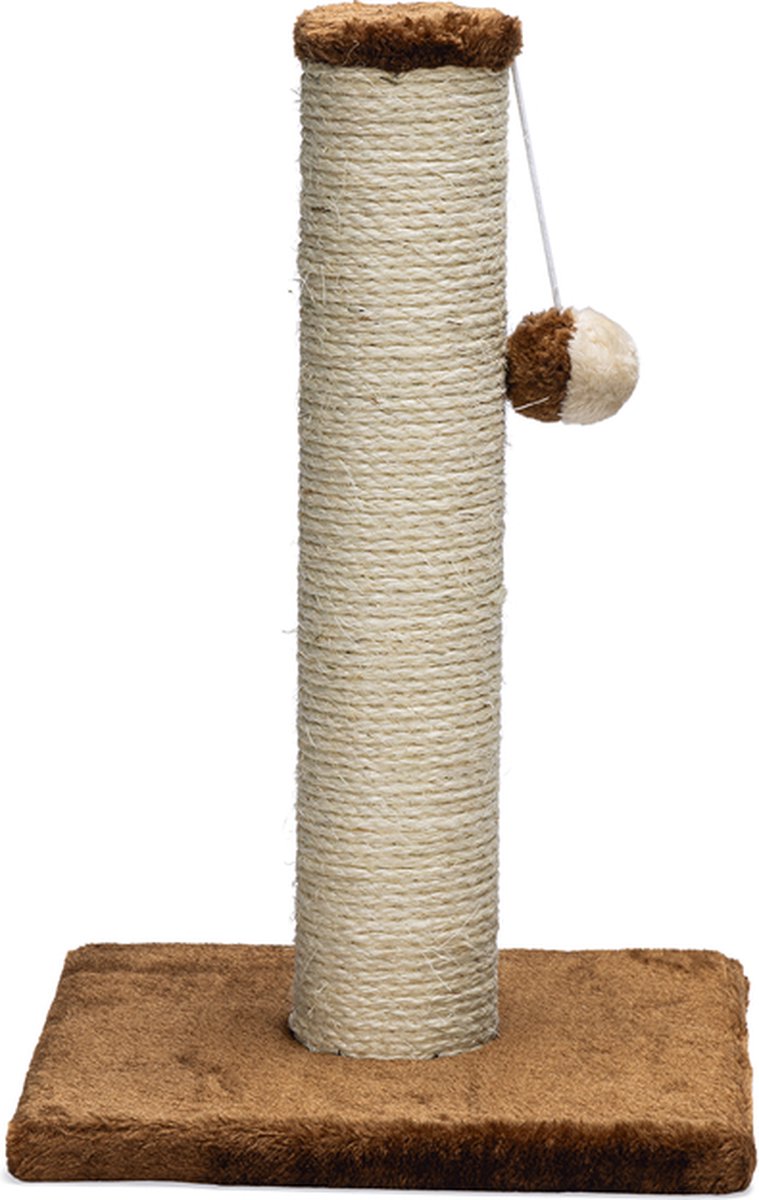 Beeztees gina - krabpaal - bruin - mini - 30x30x45 cm