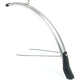 spatbordenset Snello 28 inch 46 mm kunststof zilver