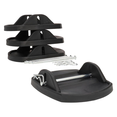 Carafoot plus onderplaten uitdraaisteun - set van 4 stuks