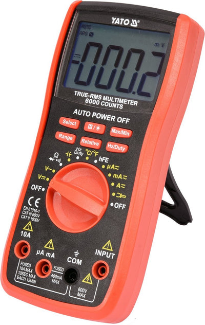 Yato multimeter met rms functie - automatisch bereik