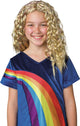 K3 verkleedaccessoire - pruik julia - met glitter extensions en speld