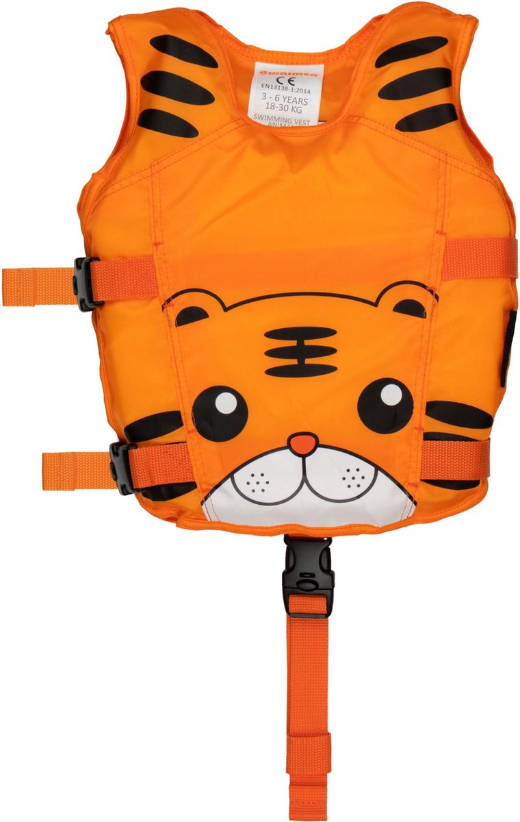 Waimea zwemvest dier - 3-6 jaar - 19-30 kg - oranje
