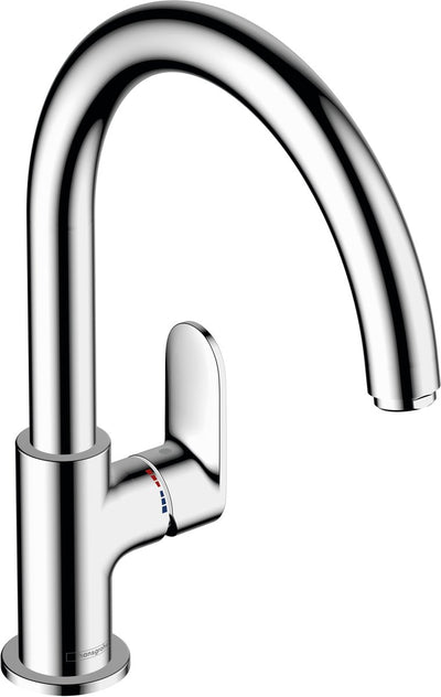 Hansgrohe vernis blend m35 - keukenmengkraan - ééngreeps bediening - 210mm maat - draaibare uitloop - 1 straalfunctie - chroom