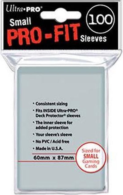 Ultrapro speelgoed | kaartspel - sleeves pro-fit clear small c100