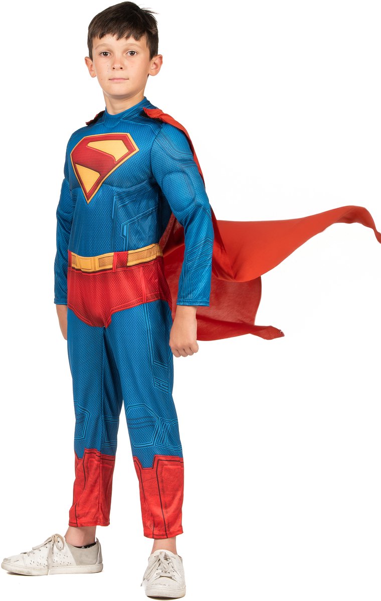Rubies france - deluxe superman-kostuum - 122 128 (7-8 jaar)
