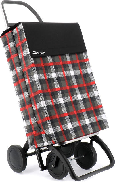 Rolser boodschappentrolley jean scottish - 4 wielen - marengo