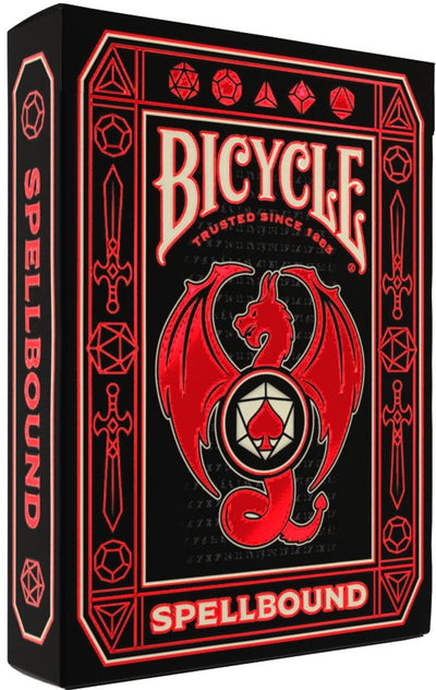 Bicycle spellbound - premium speelkaarten - gebaseerd op rollenspellen - trpg - creatives - collectible