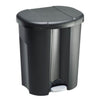 Rotho trio afvalemmer 10l + 2x15l zwart
