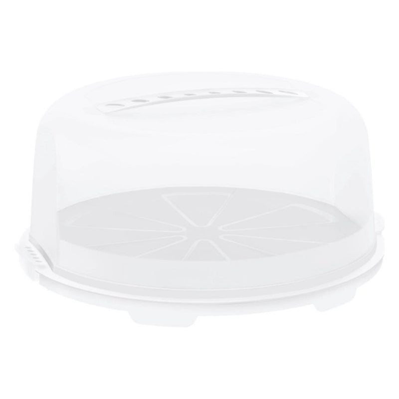 Rotho fresh taartdoos 35.5x16.5 cm wit transparant