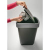 Rotho twist afvalbak 50l zwart