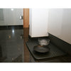 Rotho drops schoenenmat 48x48 cm antraciet