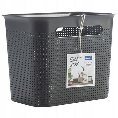 Rotho brisen opbergmand 26.2x18x21.1 cm 7l antraciet