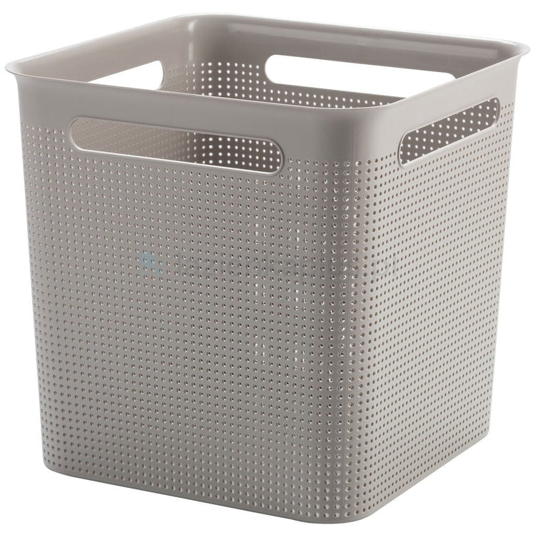 Rotho brisen opbergmand 29.1x29.1x28.1 cm 18l cappuccino